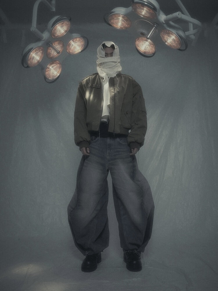 【SURGERY】surgery double folding over wide baggy jeans ver.2 / 【サージェリー】サージェリーダブルフォールディングオーバーワイドバギージーンズ バージョン.2