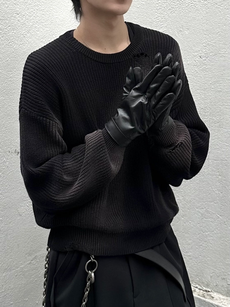 大阪店WEB限定受注制【Chikashitsu +】lambskin classic leather gloves / 【チカシツプラス】ラムスキンクラシックレザーグローブ (2type)