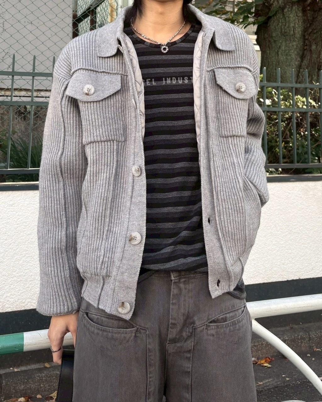 受注制【nmtc +】wool padding knit blouson / 【エヌエムティーシープラス】ウールパディングニットブルゾン (3color)