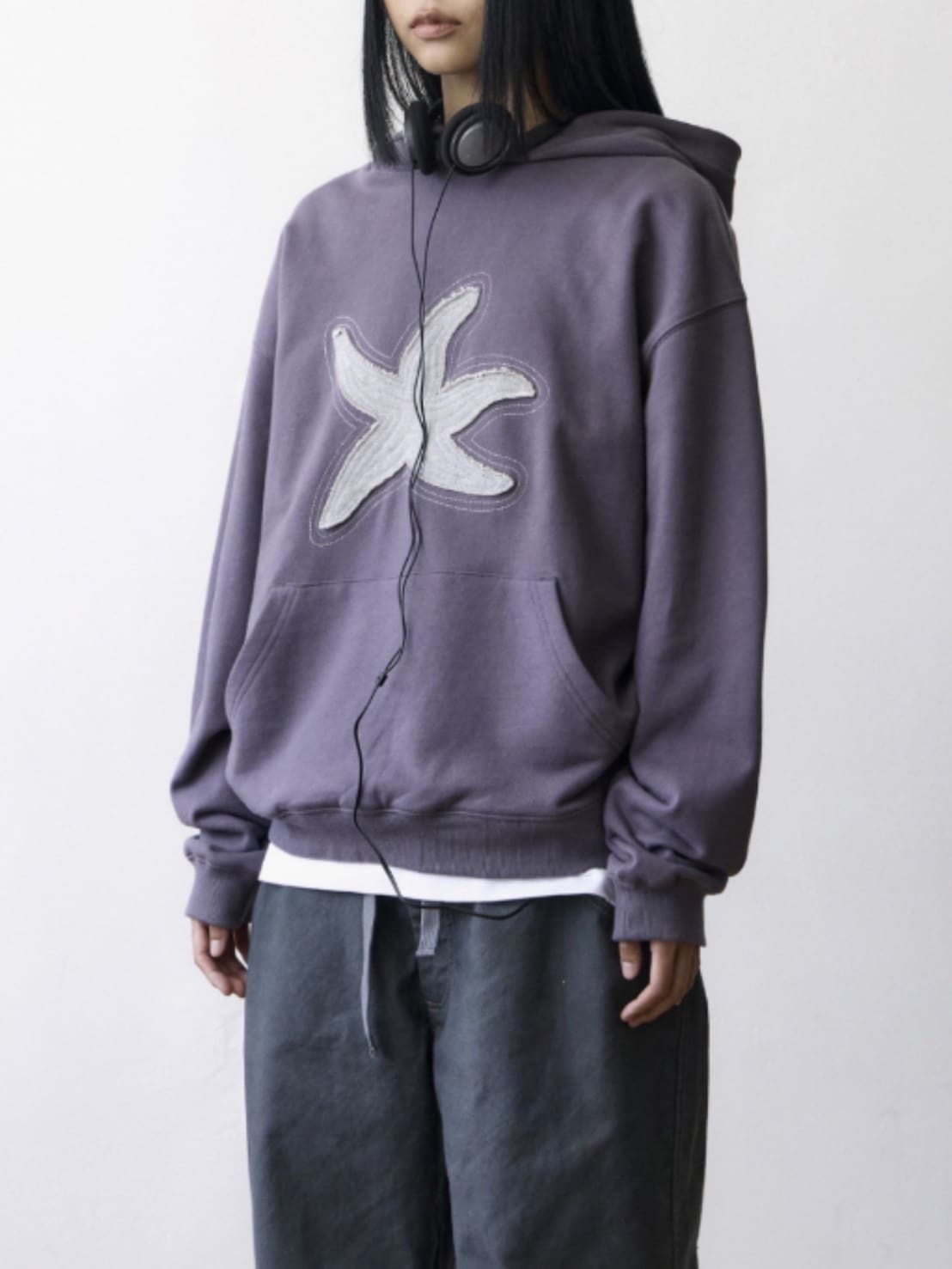【THECOLDESTMOMENT】TCM starfish contour hoodie