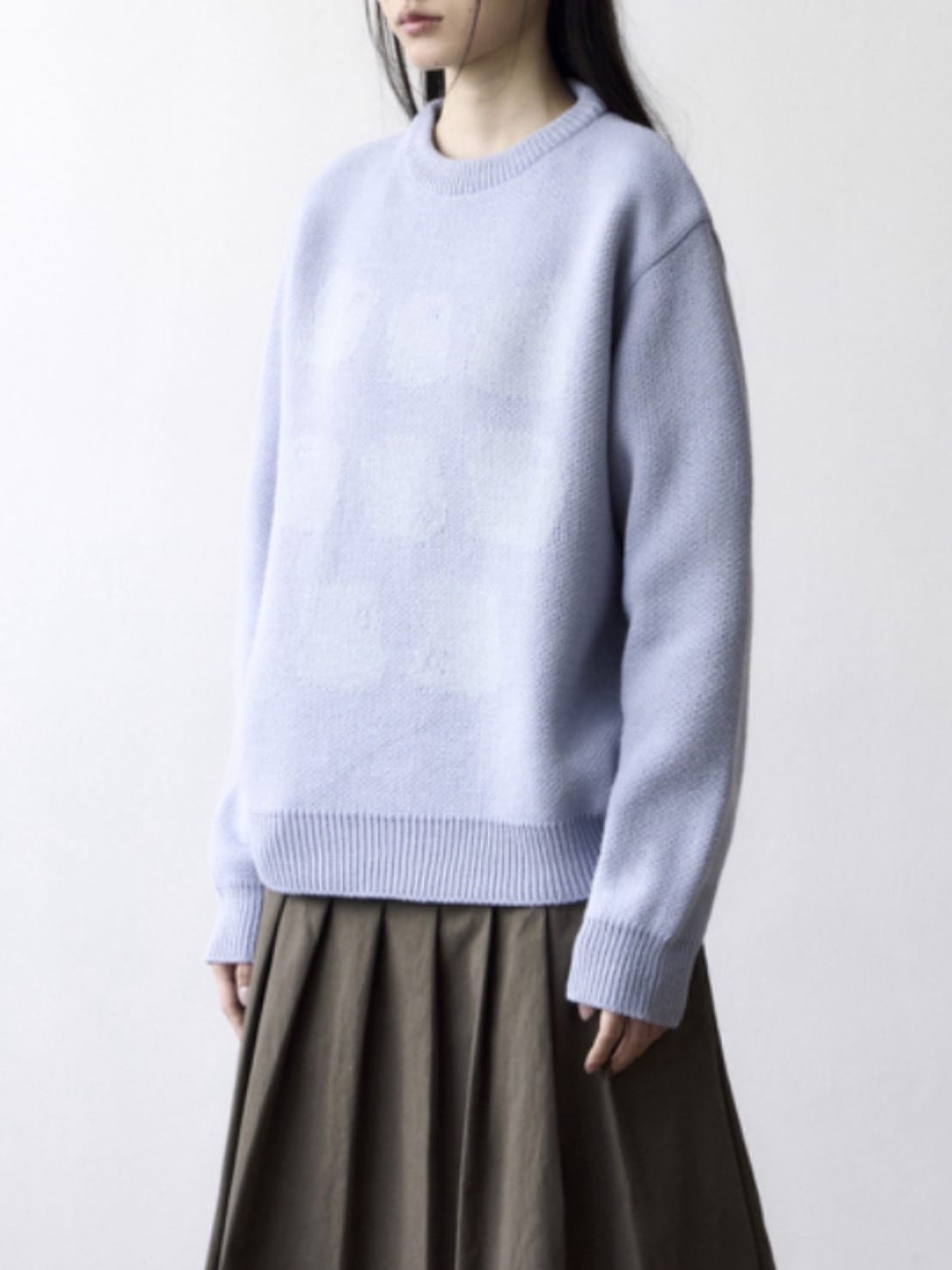 【THECOLDESTMOMENT】TCM typing logo knit