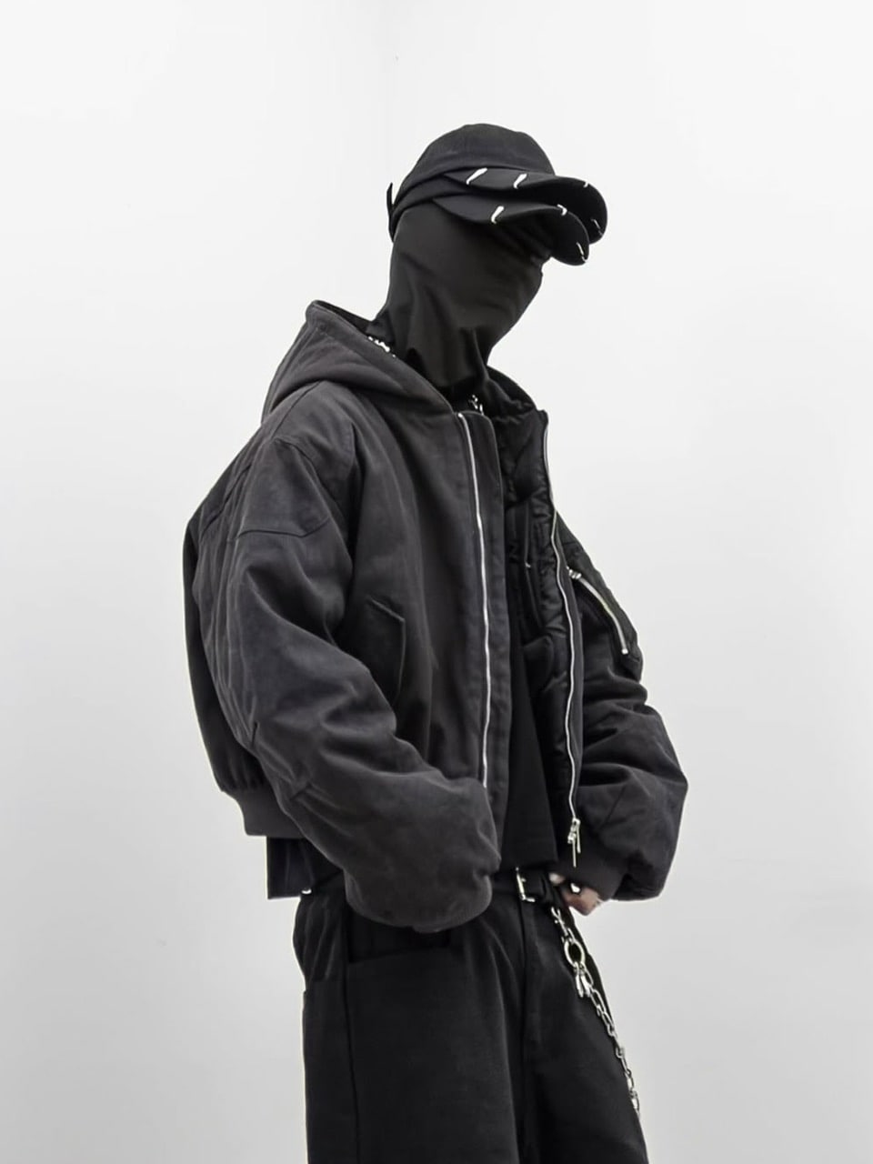 【roaringrad】WASHED HOOD BOMBER