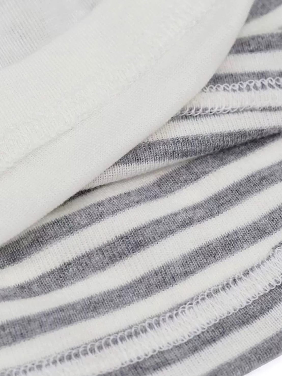 【Cest Nous】Border Patchwork T-Shirt