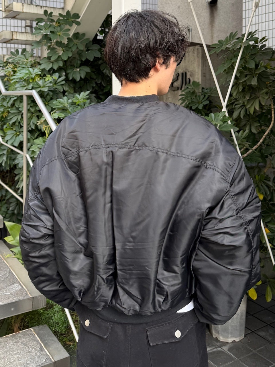 東京店WEB限定受注制【Chikashitsu +】cropped ma-1 jacket / 【チカシツプラス】クロップドエムエーワンジャケット (2color)