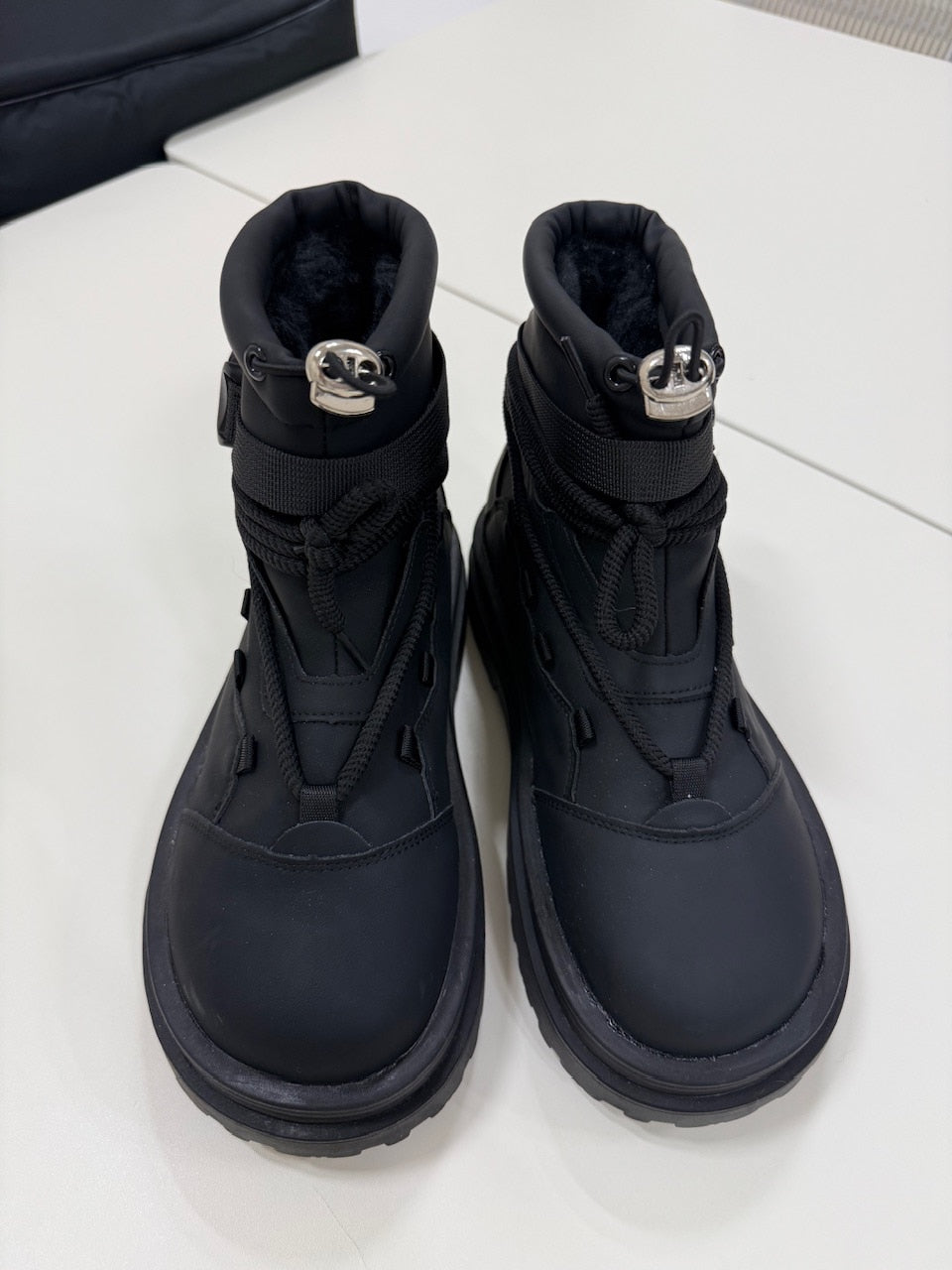 国際配送【Nerd out XU】 round puffer boots / 【ナードアウトエックスユー】ラウンドパフブーツ (2color)