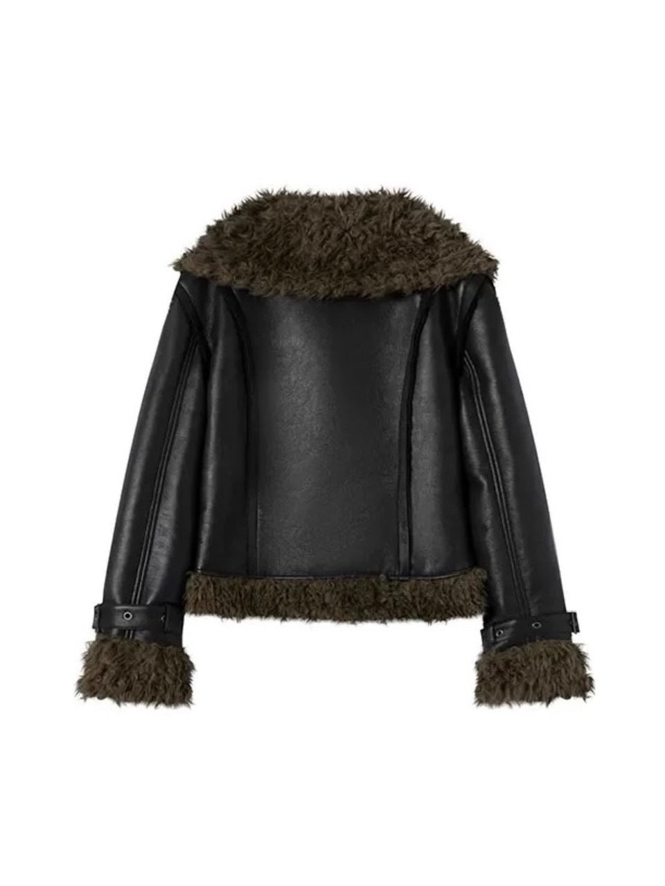 【Cest Nous】Faux Fur-Lined Coat / 【セヌー】ファーラインコーティングジャケット