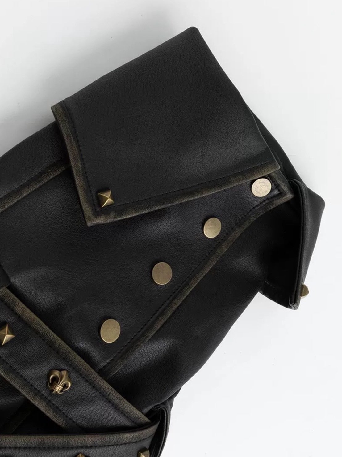 【Cest Nous】Studded Leg Chaps / 【セヌー】スタッズベルトレッグウォーマー