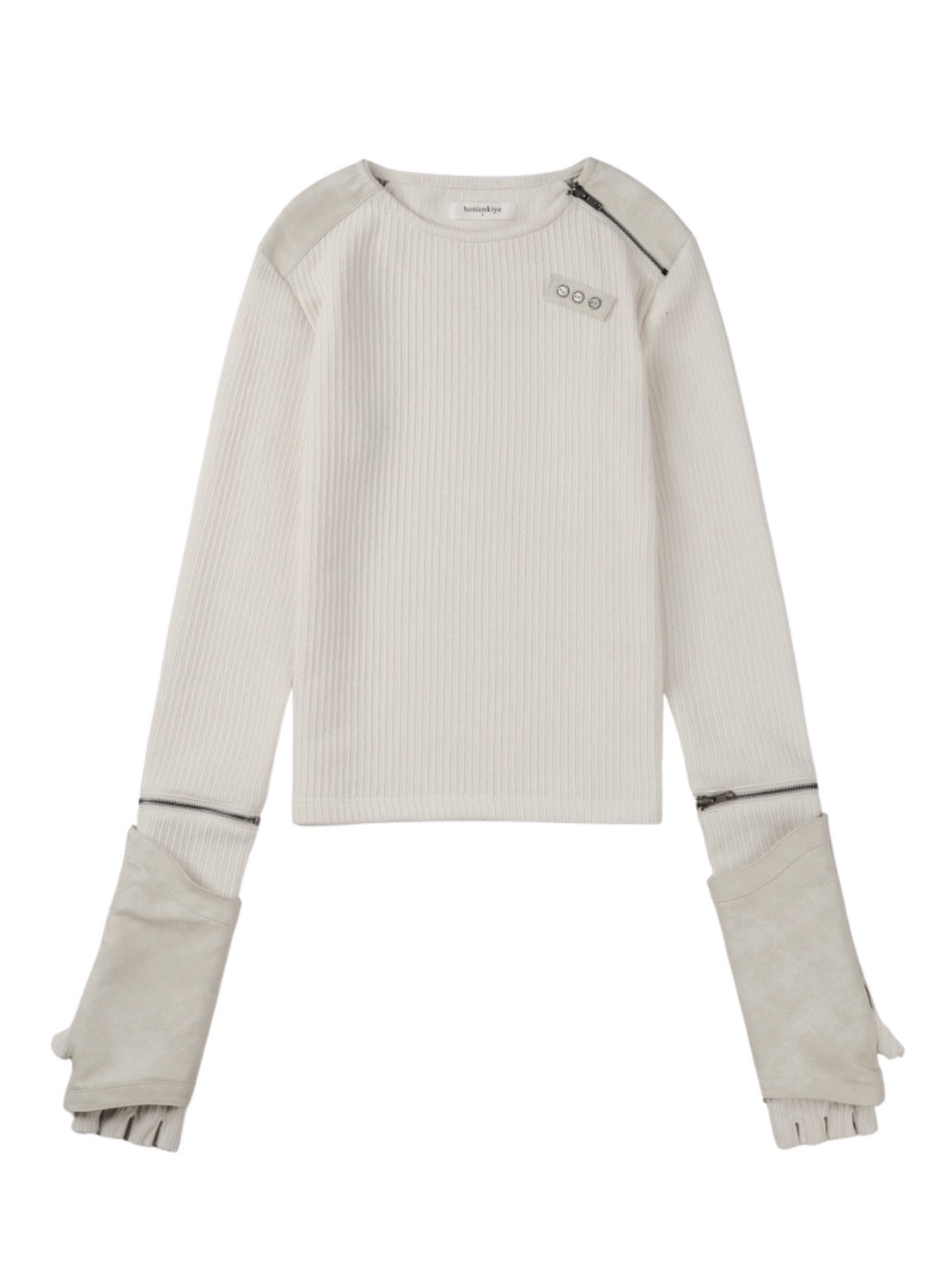 bonienkiye】Detachable Zipper Leather Top – PRESSING WEB SHOP