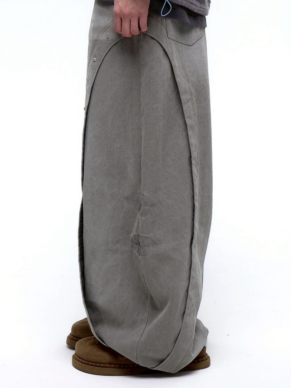 【RSSC】CURVED INCISION BALLOON DENIM PANTS