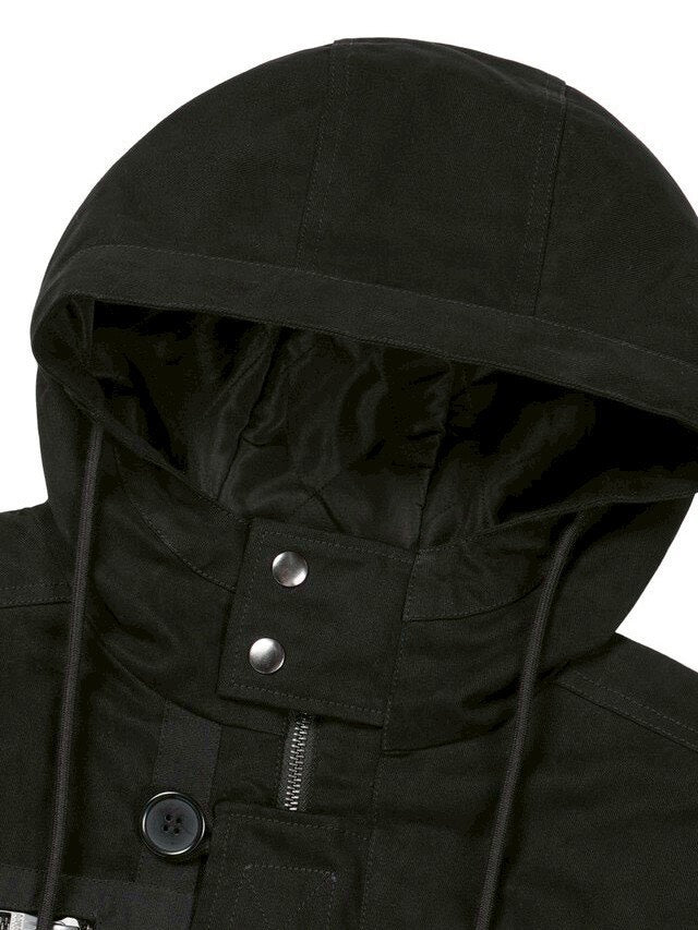 【AAKAM】Button Placket Cotton Ma-1 Jacket