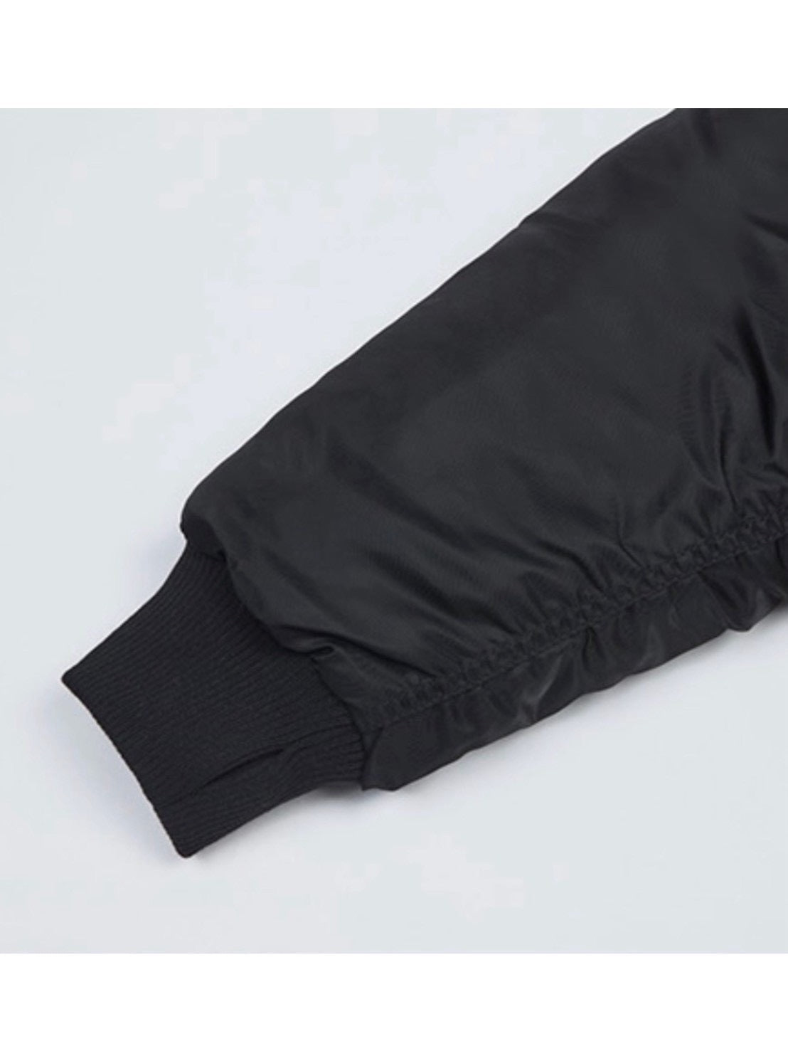 【NOT KNOWING】Fur Trim MA-1 Padded Jumper