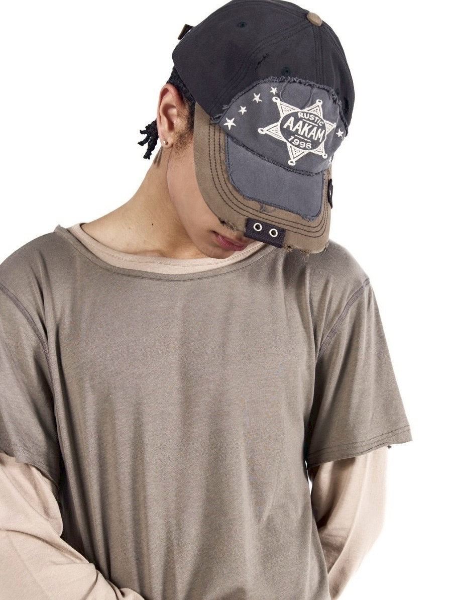 【AAKAM】Rustic Sheriff Ball Cap