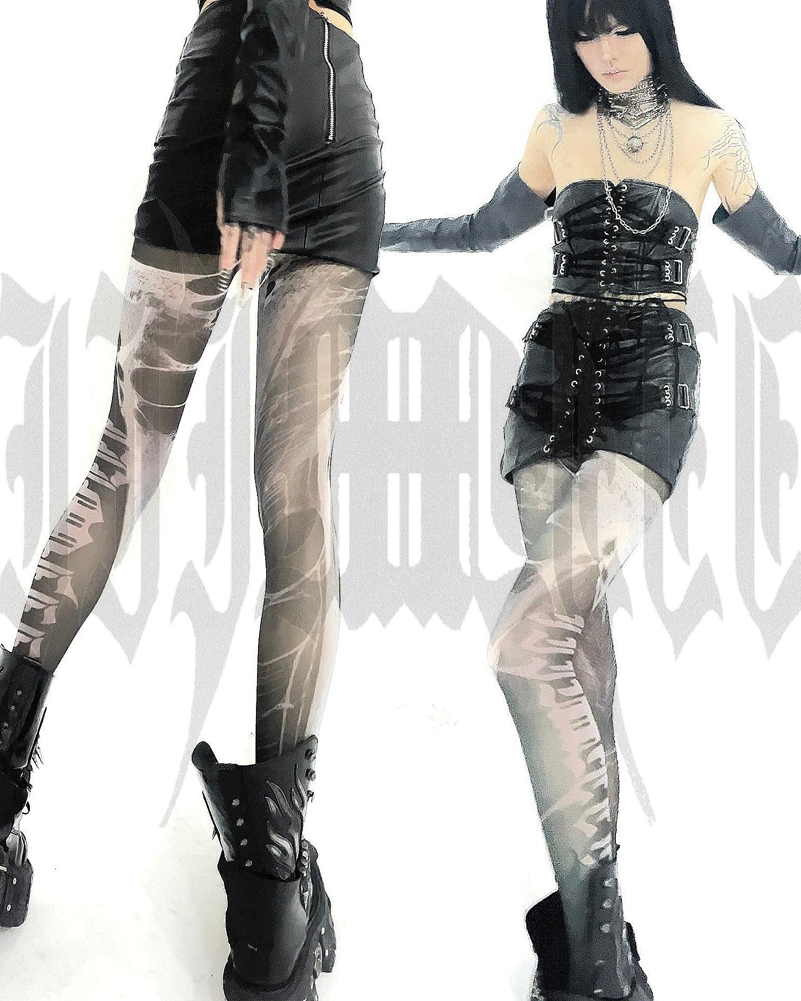【IIIMIII】Acid Vein Tights