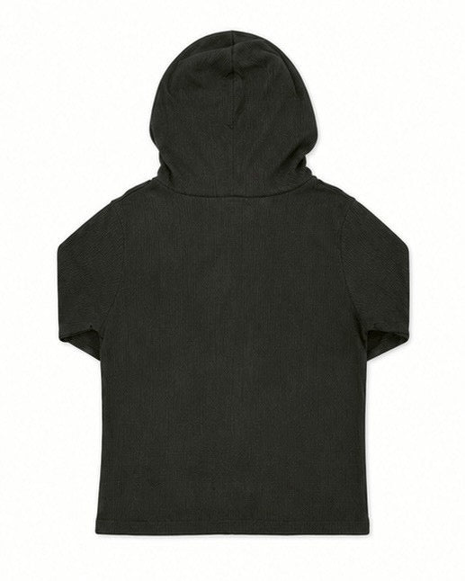 受注制【nmtc+】Sheer Button Hooded Cardigan (2color)