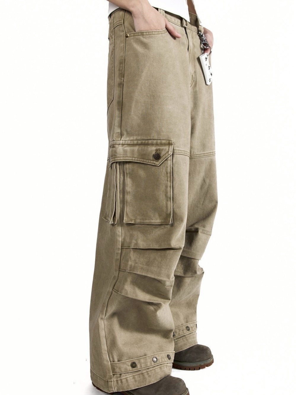【AAKAM】Cowboy Chaps Cotton Pants