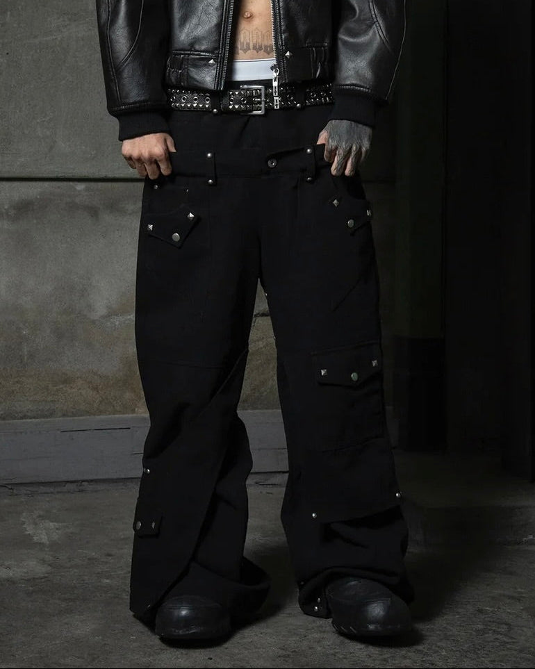 【TYPE SHADE】SAGGING STUDS W WEST DENIM