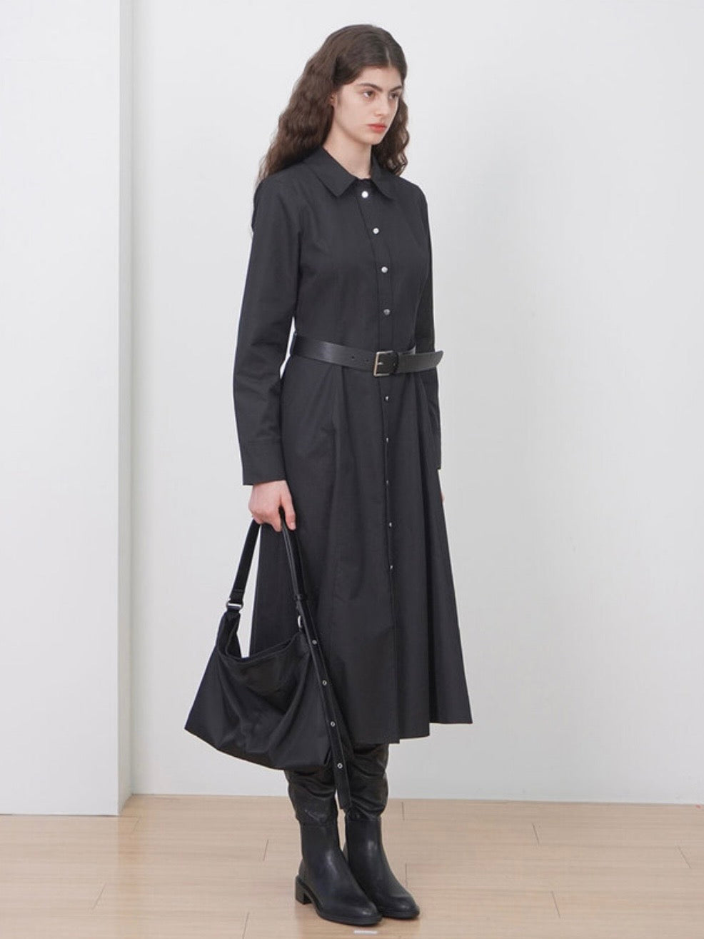 【HAH ARCHIVE】Contour Belted Bag (ナイロン)