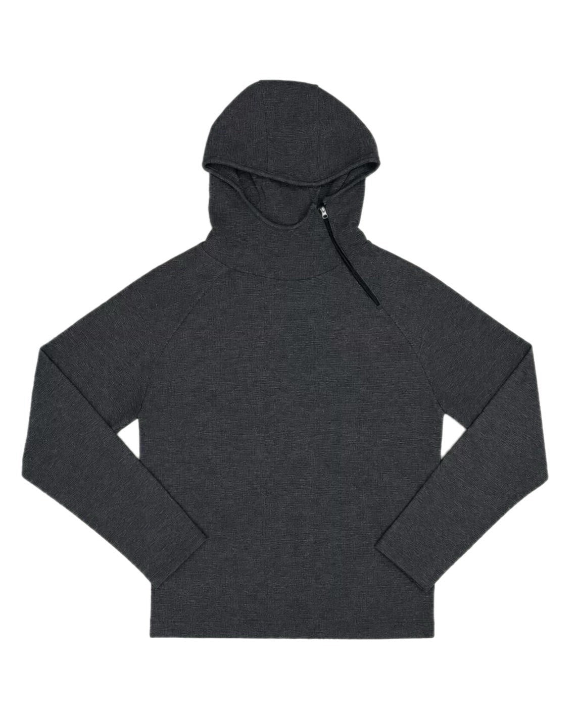 受注制【nmtc+】Diagonal Zip Hood Top (3color)