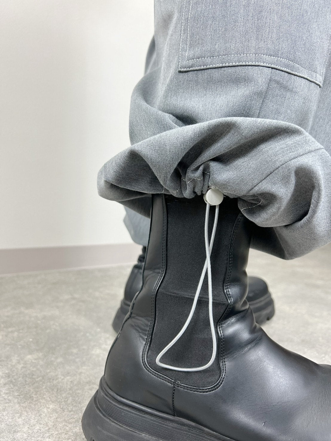 受注制【Chikashitsu +】stitch cargo slacks (3color)