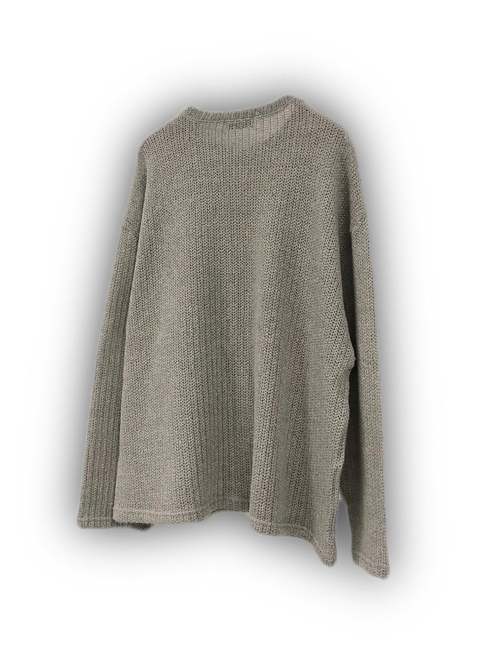 受注制【Never mind the XU】see-through knit (3color)
