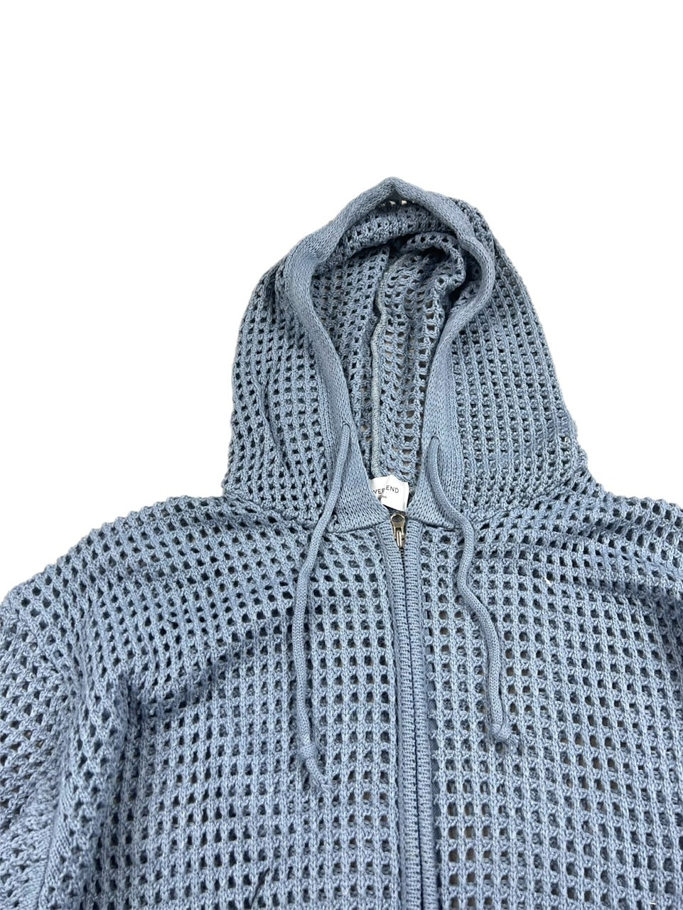 受注制【Chikashitsu +】mesh zip hoodie (5color) / 【チカシツプラス】メッシュ長袖ジップパーカー