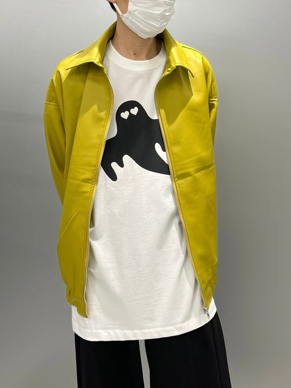 受注制【Chikashitsu +】leather blouson (3color)