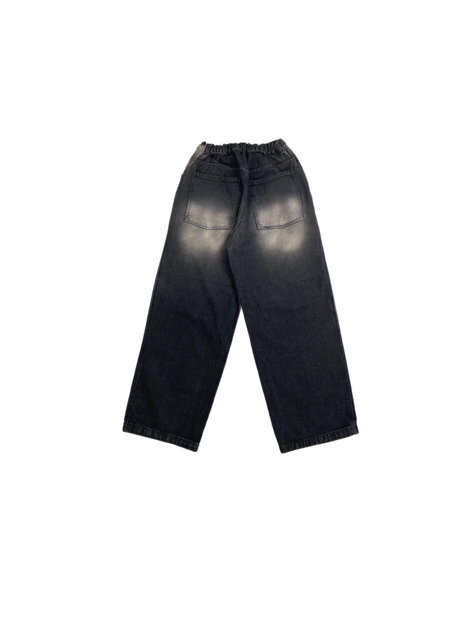 受注制【Chikashitsu +】vintage wash damage denim pants (2color