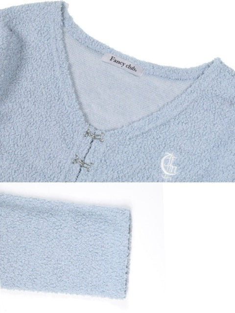 【FANCY CLUB】ALL SOFT HOOK CARDIGAN