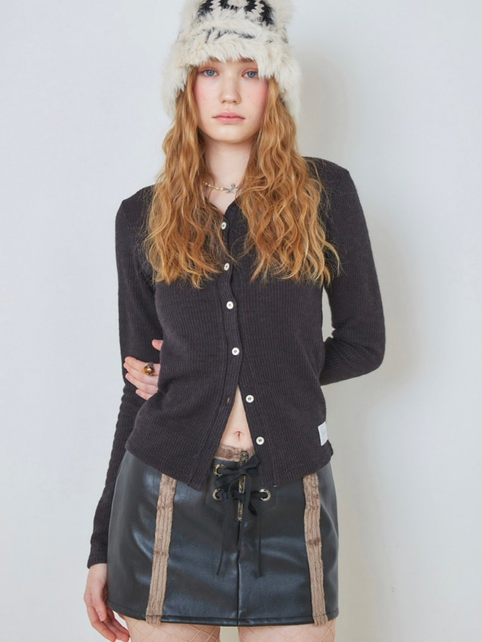 【CRANK】EYELET MUSTANG SKIRT