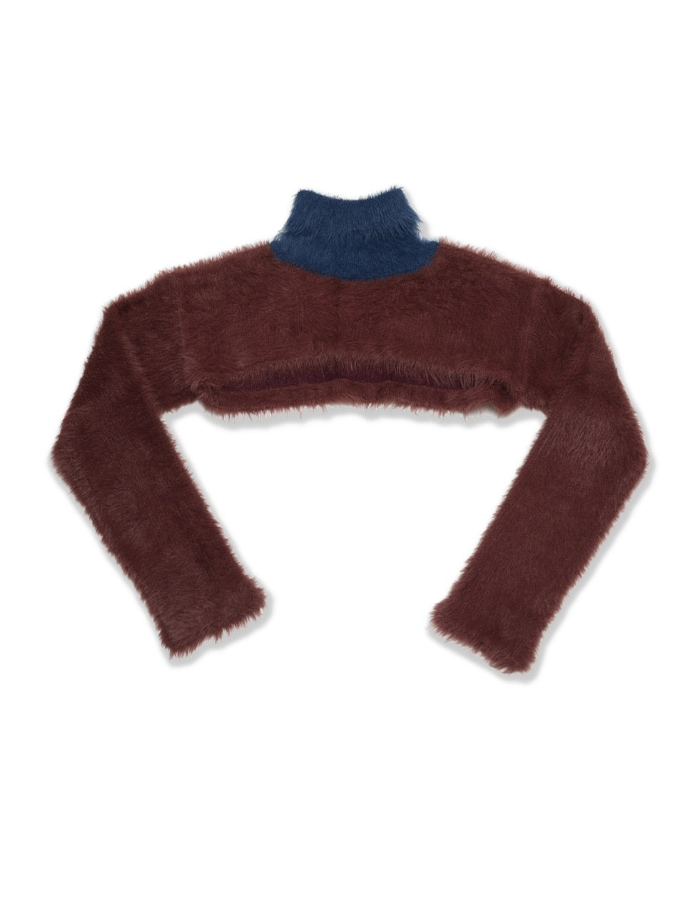 【YOUTHBATH】High-Neck Knit Top Set-up