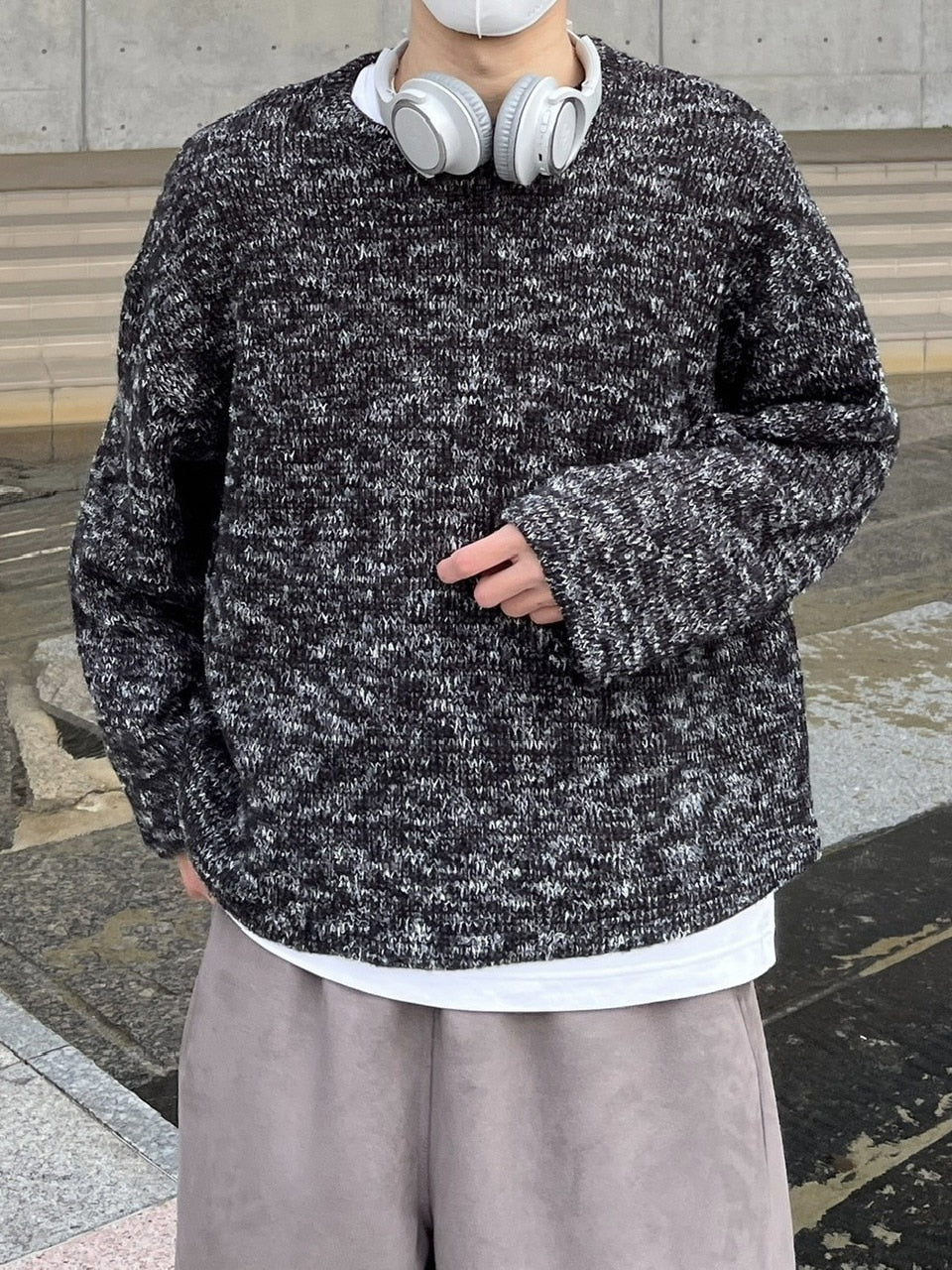 【youll】mix knit (2color)