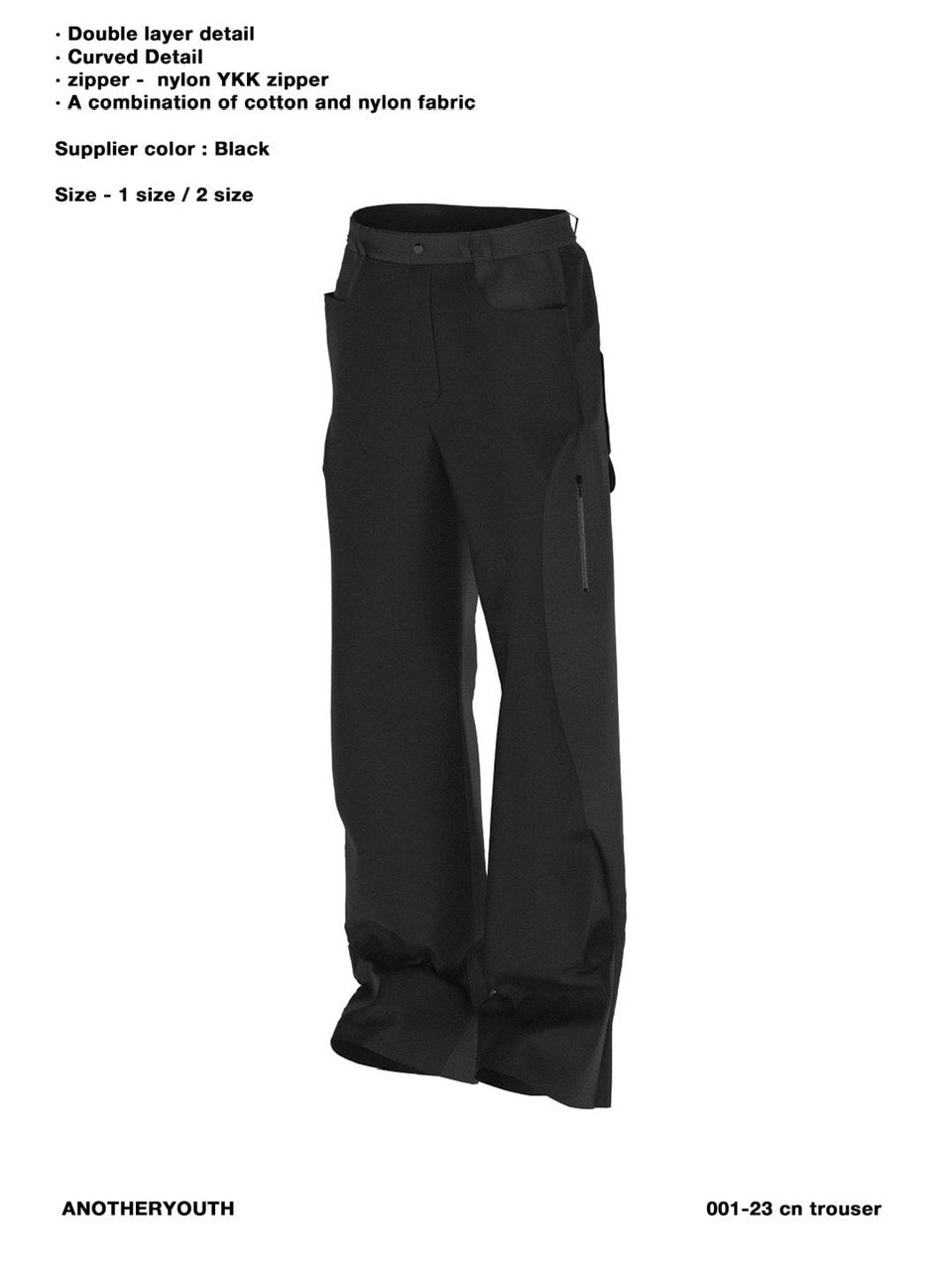 【ANOTHERYOUTH】cn trouser