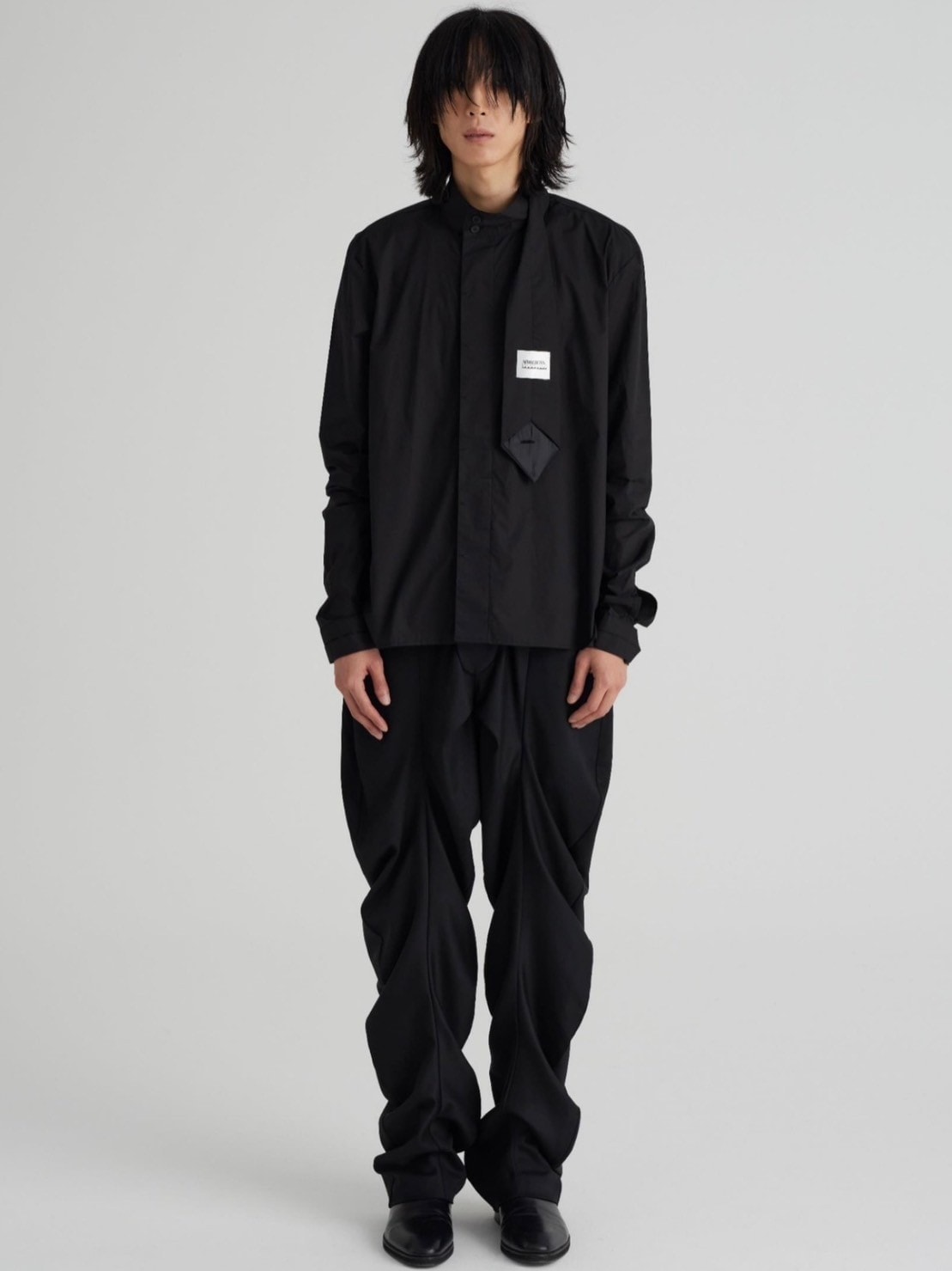 【NEWWAVEBOYS】Silhouette Tie Shirts