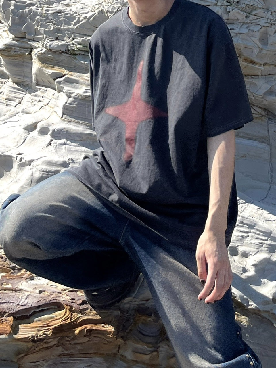 【youll】sparkle pigment tee (2color)