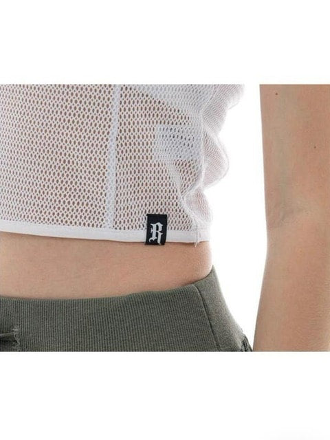 【runningHIGH】KNIT MESH SLEEVELESS TOP