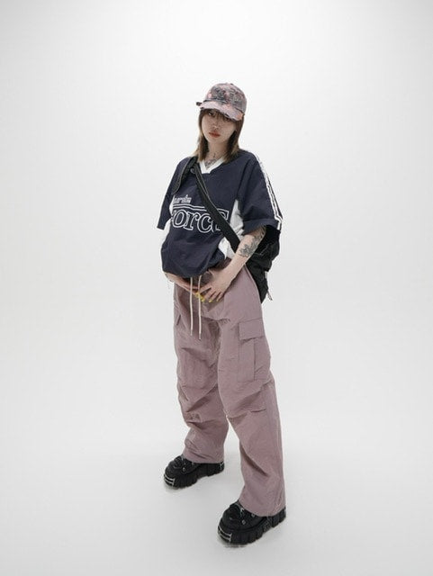 受注制【Never mind the XU】FORCE nylon tee (3color)