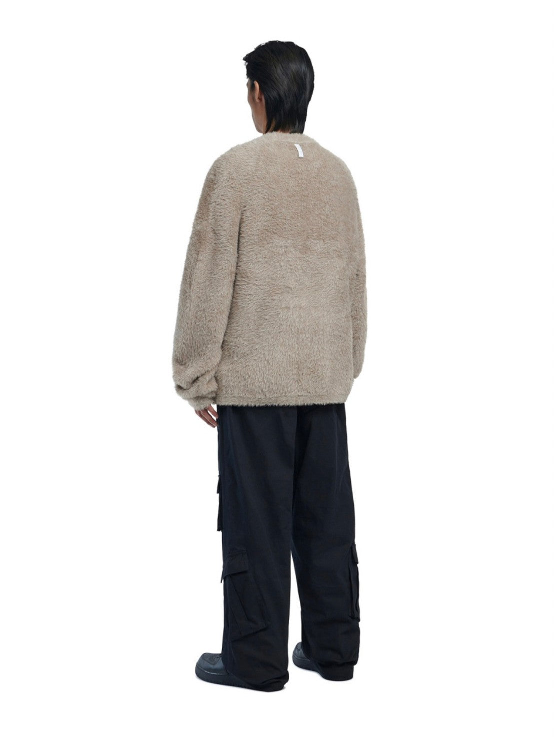 【NOMANUAL】HAIRY SOFT CARDIGAN / 【ノーマニュアル】ヘアリーソフト長袖カーディガン