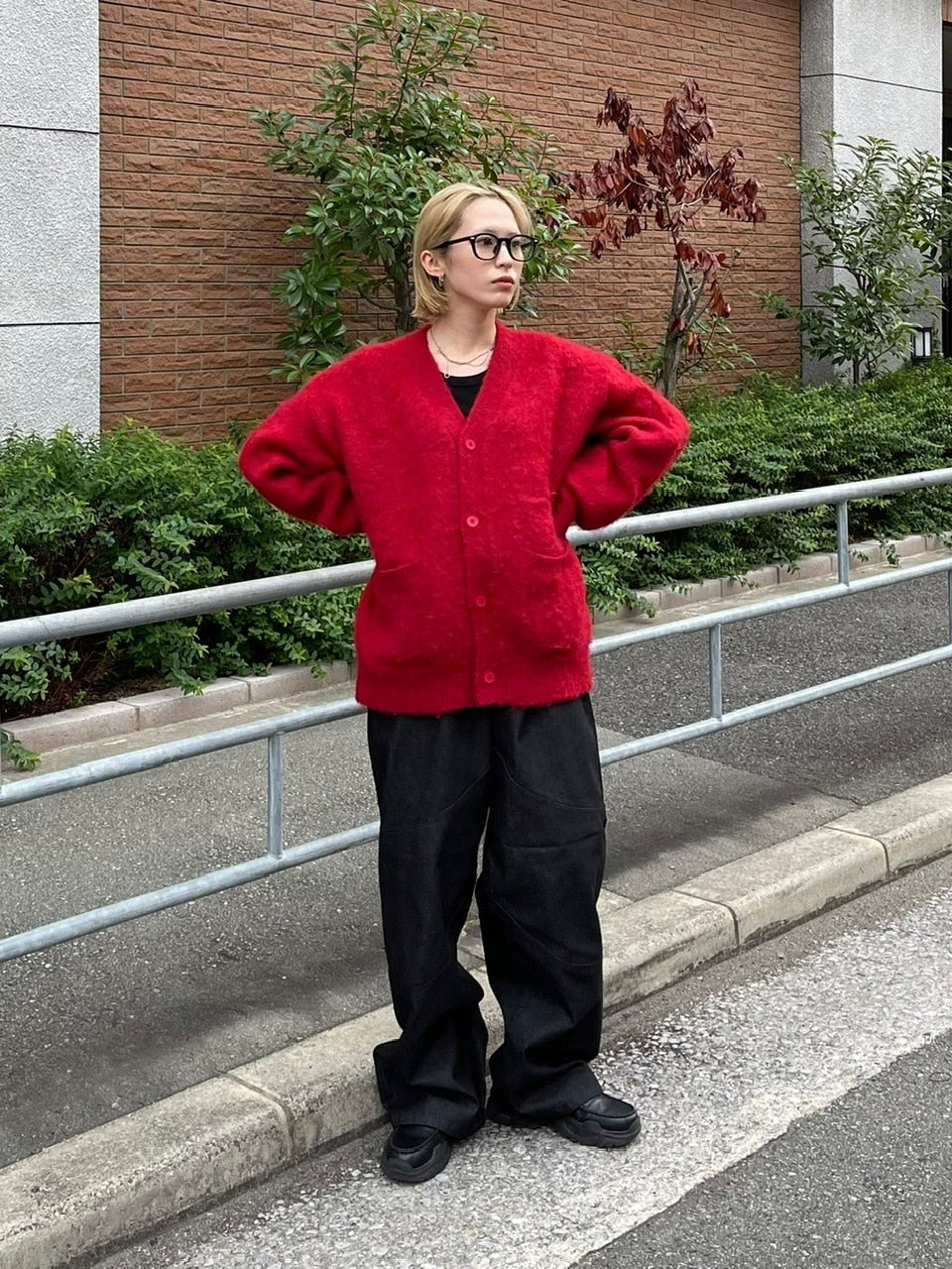 【Chikashitsu +】wool cardigan (4color)