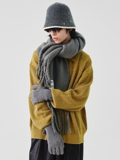 【RE:ON STUDIO】BI-COLOR BUCKET HAT (4color)