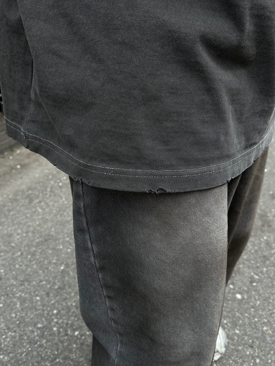 大阪店WEB限定受注制【Chikashitsu +】pigment long sleeve (2color)