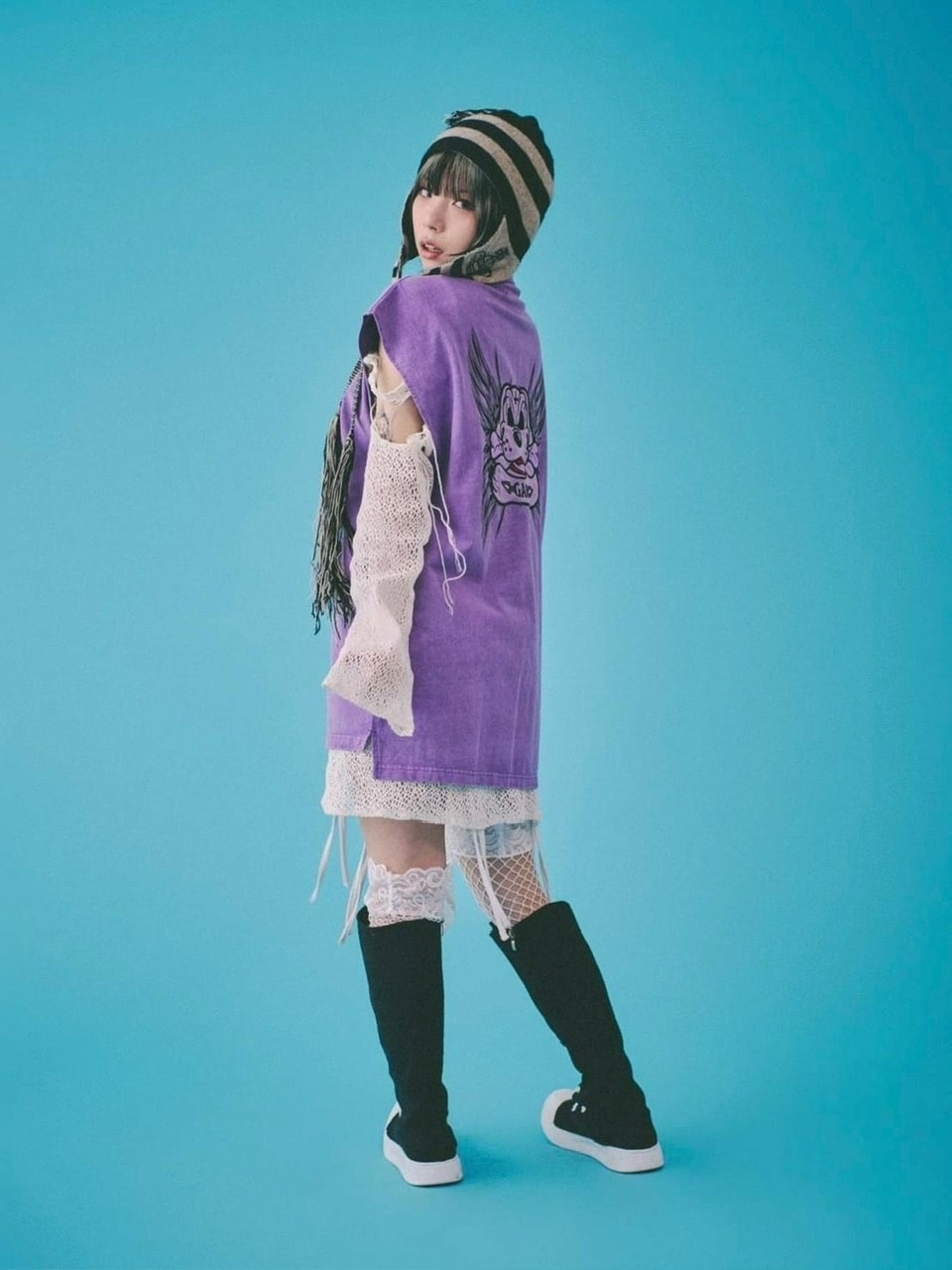 【GALFY】ゴリ厨二タンク / 【ガルフィー】ロゴプリントタンクトップ