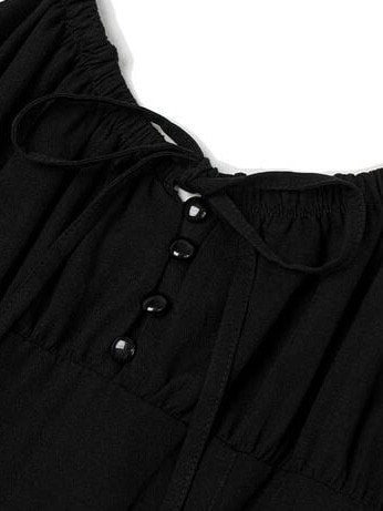 【Uglyshadow】LACE RIBBON SLEEVELESS DRESS