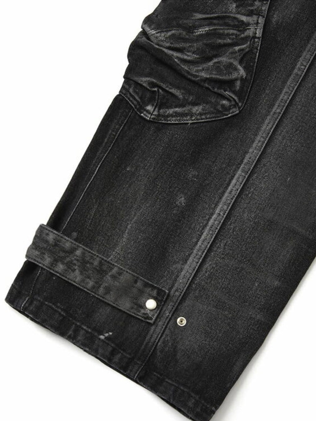 【DNSR】twoface multi cargo denim pants