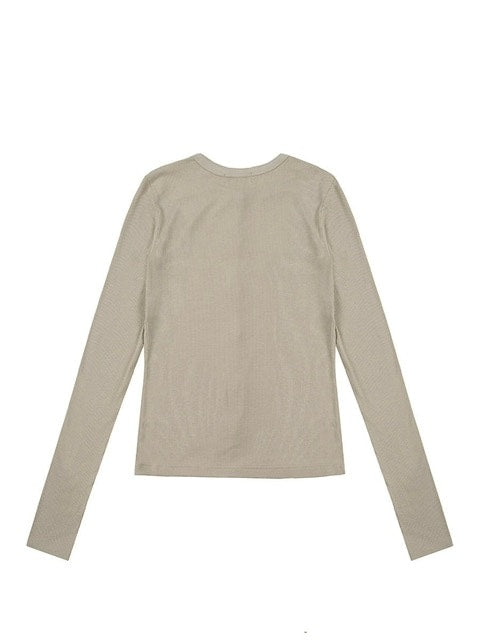 【ROCK CAKE】Nickel Snap Slim Cardigan