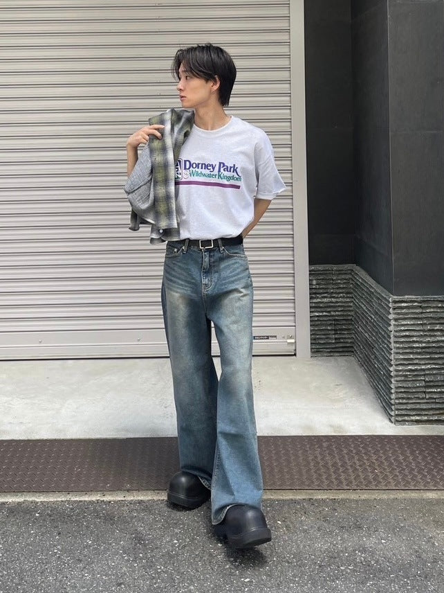 受注制【Chikashitsu +】graphic t-shirt 2 (3color)