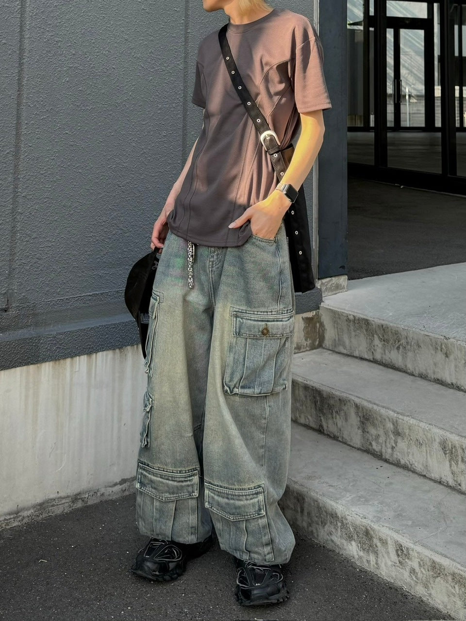 受注制【Chikashitsu +】compact stitch rib t-shirt (3color) / 【チカシツプラス】コンパクトステッチリブ半袖Tシャツ