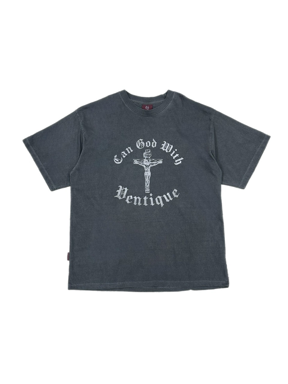 大阪店WEB限定【Chikashitsu +】box fit jesus t-shirt (2color