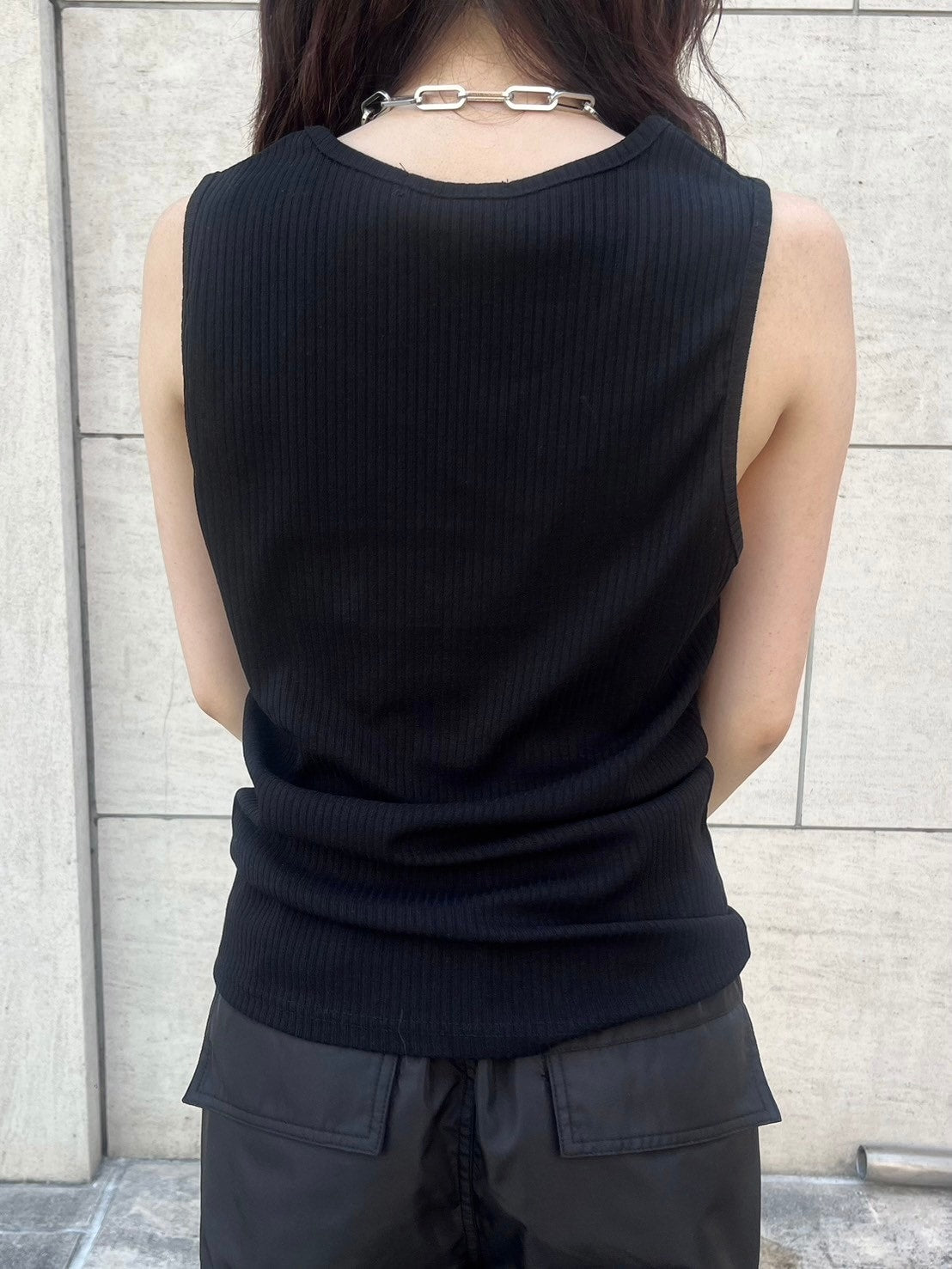 受注制【nmtc +】tight tank top (3color)