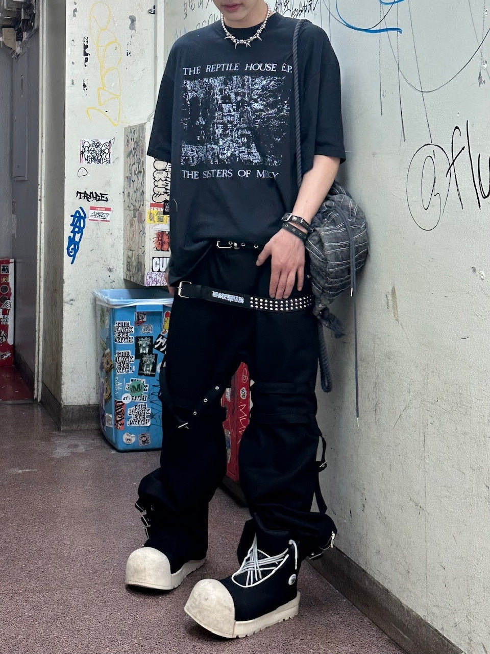 受注制【Never mind the XU】pigment design t-shirts 2 (2color)