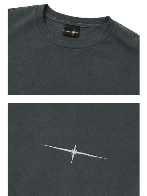 【TILLDAWN】CIRCLE PIGMENT 1/2 SLEEVE